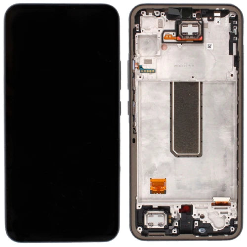 SERVICE PACK (Avec châssis) Écran LCD Samsung Galaxy A34 5G (A346B) Noir / Superbe graphite
