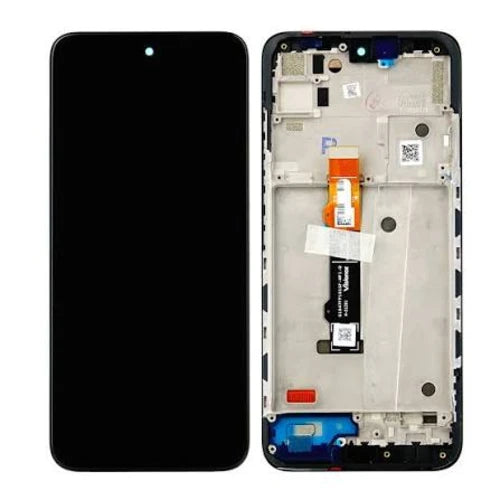 SERVICE PACK (Avec châssis) ÉCRAN LCD Motorola G71 5G (2022) Noir