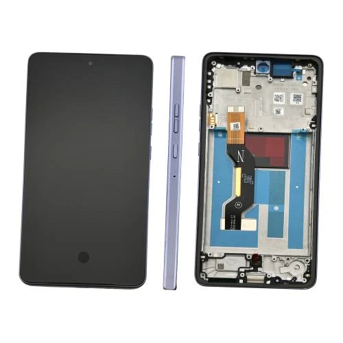 SERVICE PACK (Avec châssis) ÉCRAN LCD Motorola G86 5G (2025)/G86 Power 5G (2025) Chrysanthème/Rouge