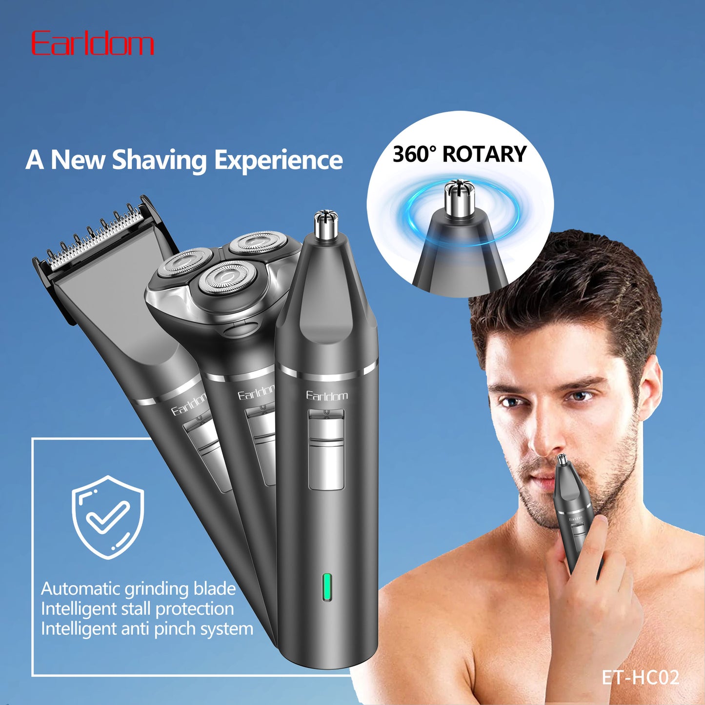 Earldom Multi-functional Trimming set Black ET-HC02
