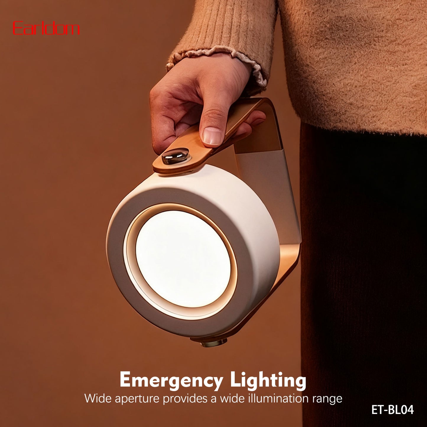 Earldom Lantern & Foldable Camping Light White ET-BL04