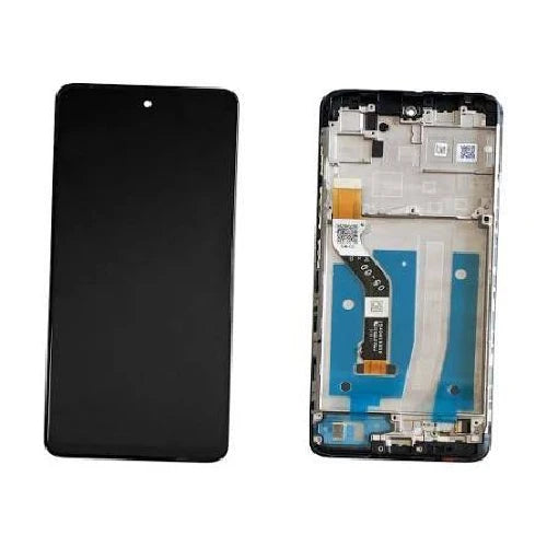 ORIGINAL (Sans châssis) ÉCRAN LCD Motorola G60S (2021) Noir