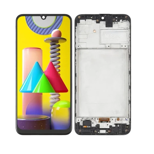 SERVICE PACK (Avec châssis) Écran LCD Samsung Galaxy F41 (F415F) Noir