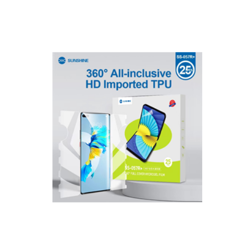 Film hydrogel flexible importé Sunshine TPU 360° SS-057R+ (200*200 mm)