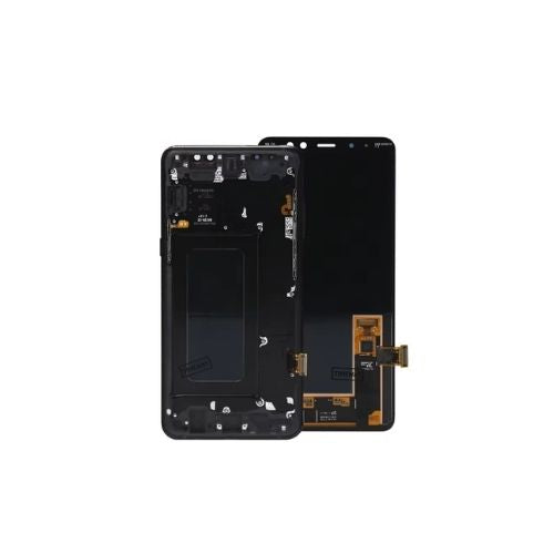SERVICE PACK (Sans châssis) Écran LCD Noir Samsung Galaxy A8+ 2018 (A730F)