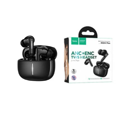 Hoco EQ34 Plus Rima true wireless ANC+ENC BT headset(App) - black