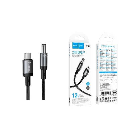 Hoco X129 Advantage 12V charging cable Type-C to DC5.5 - black
