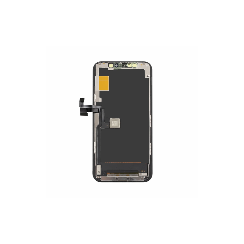Mobile phone LCD display replacement part for GSM repairs, front view on white background
