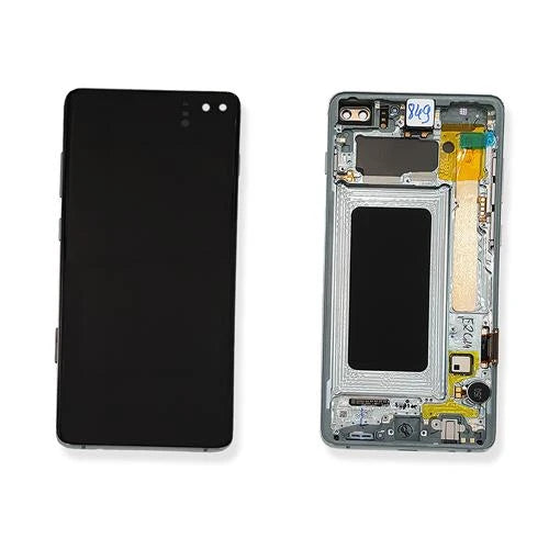 SERVICE PACK (Avec châssis) ECRAN LCD SAMSUNG GALAXY S10 PLUS (G975F/U) Prisme Noir