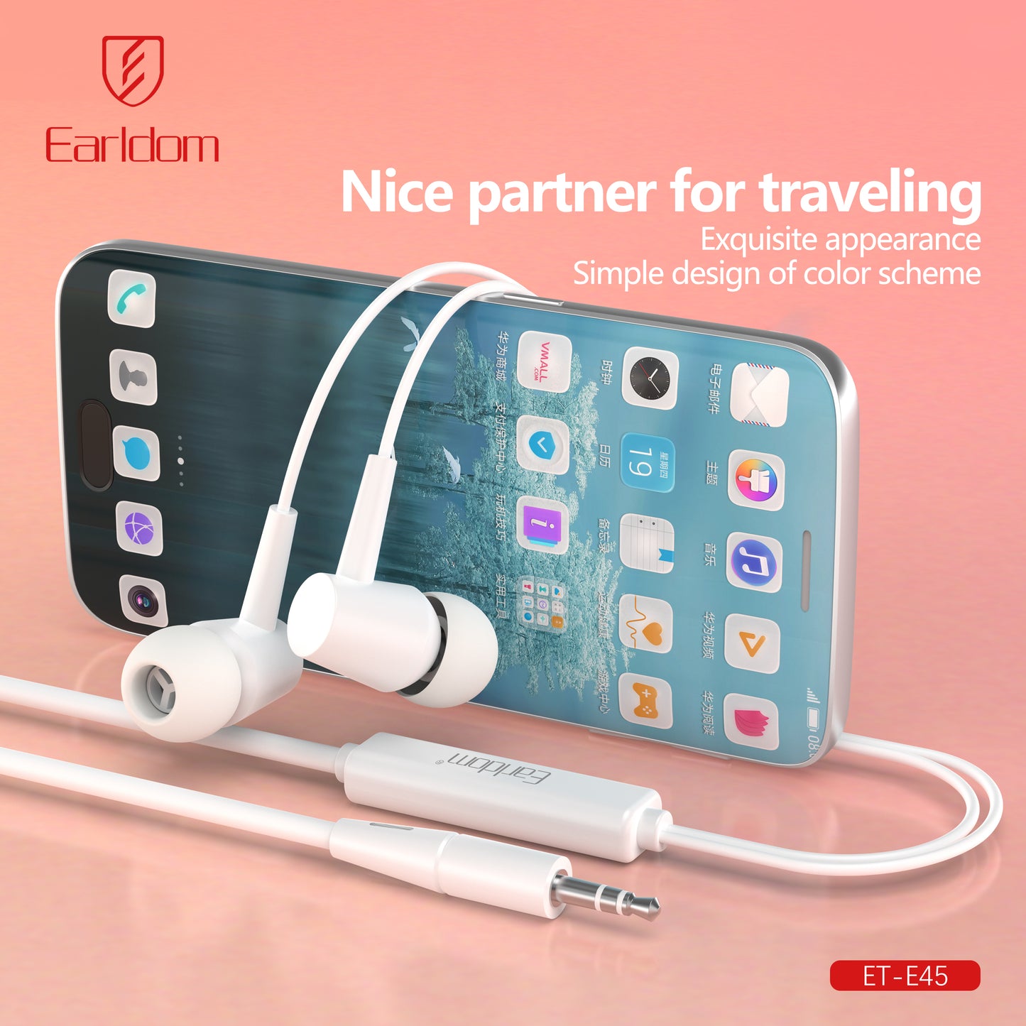 Earldom Melody Stereo Earphone ET-E45