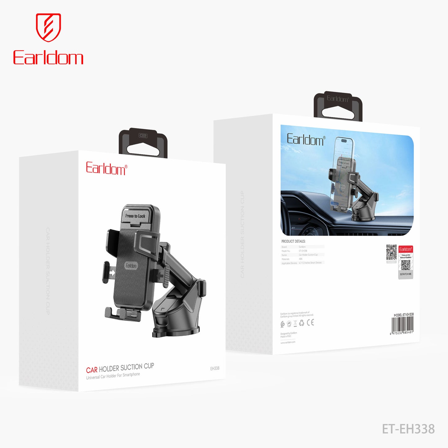 Earldom Car Holder Clip Black ET -EH338