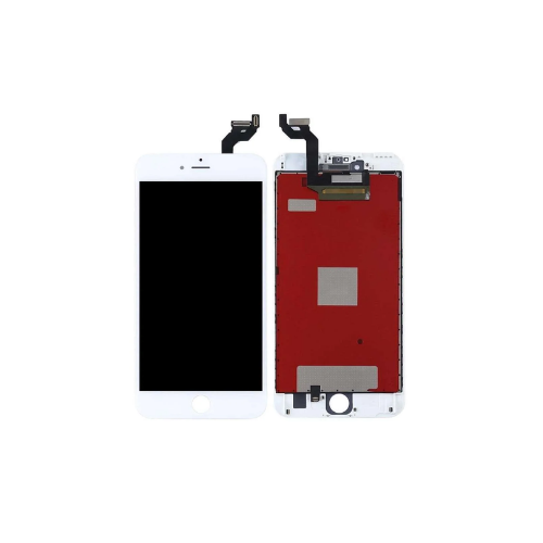 White smartphone LCD screen and digitizer assembly for GSM part distribution