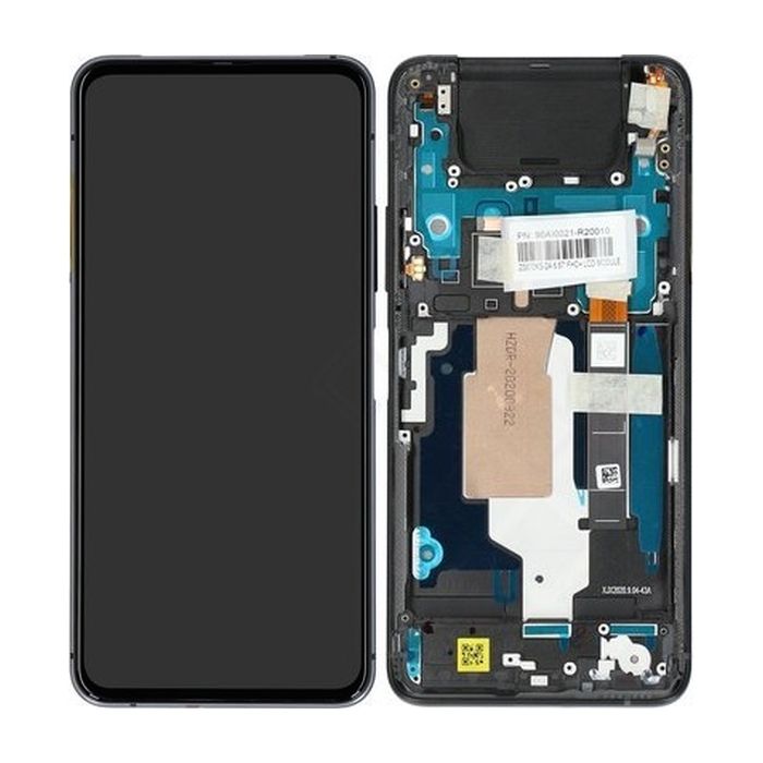 Écran LCD + écran tactile + Cadre - 90AI0021-R20010 - Asus Zenfone 7 (ZS670KS)/Zenfone 7 Pro (ZS671KS) Noir