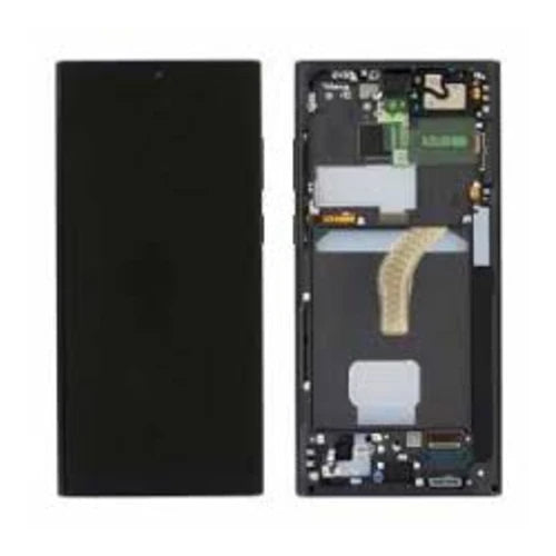 INCELL (Avec châssis) ECRAN LCD SAMSUNG GALAXY S22 ULTRA 5G (S908U) Phantom Noir