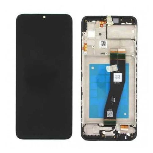 ORIGINAL (Avec châssis) Écran LCD Samsung Galaxy A03S (A037F) Noir