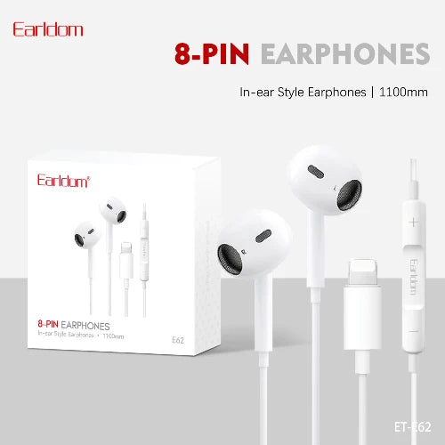 Earldom 8-Pin Earphones 110mm ET-E62
