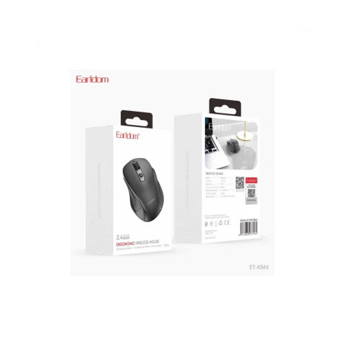 Earldom Ergonomic Wireless Mouse ET-KM4