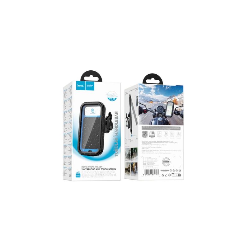 Hoco H95 Bendito waterproof riding holder - black