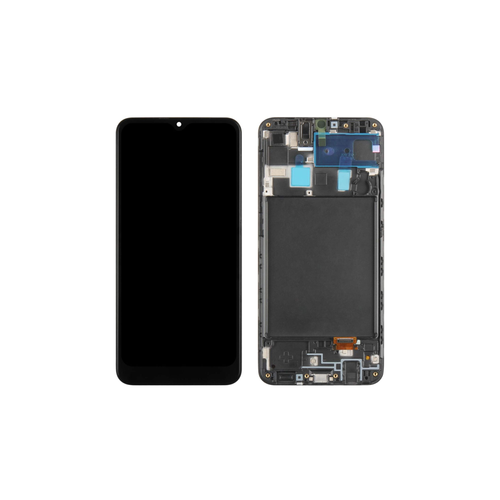 INCELL (Avec châssis) Écran LCD Noir Samsung Galaxy A20 (A205F)