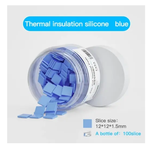 Isolation thermique MaANT en silicone bleu