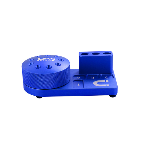 Support de rangement multifonction rotatif à 360° pour tournevis MaAnt en alliage d'aluminium, bleu