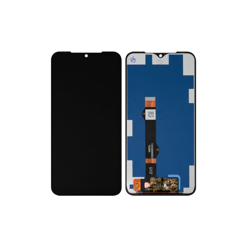 ORIGINAL (Sans châssis) ÉCRAN LCD Motorola G8 Plus (2019) Noir/Bleu foncé
