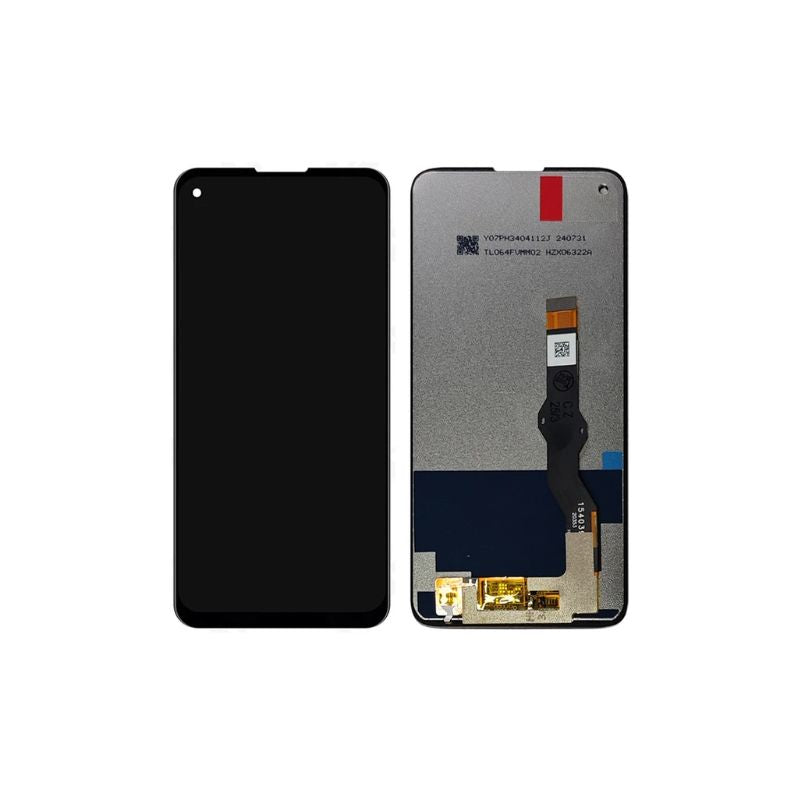 ORIGINAL (Sans châssis) ÉCRAN LCD Motorola G Pro (2020) Noir/Indigo