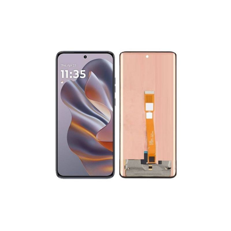 ORIGINAL (Sans châssis) ÉCRAN LCD Motorola edge 50 NEO 5G (2024)/edge S50 5G (2024) Noir/Grisaille
