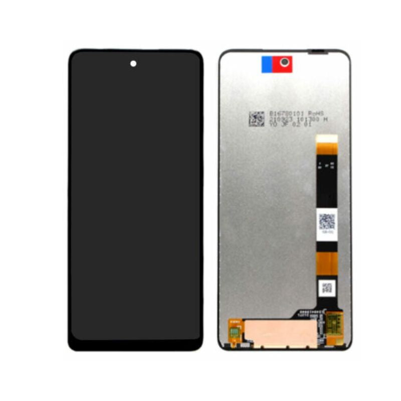 ORIGINAL (Sans châssis) ÉCRAN LCD Motorola edge 5G (2021)/edge 5G UW (2021) Noir/Bleu nébuleuse