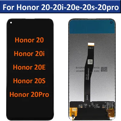 ORIGINAL (Sans châssis) Ecran LCD NOIR HONOR 20 LITE/20i/20e