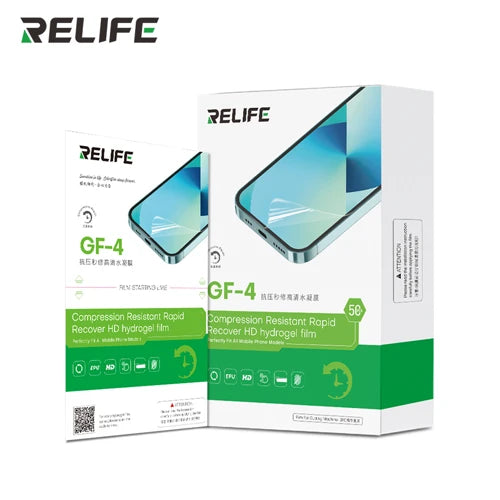 RELIFE anti-pressure instant repair high-definition hydrogel film GF-4
Without recharge code