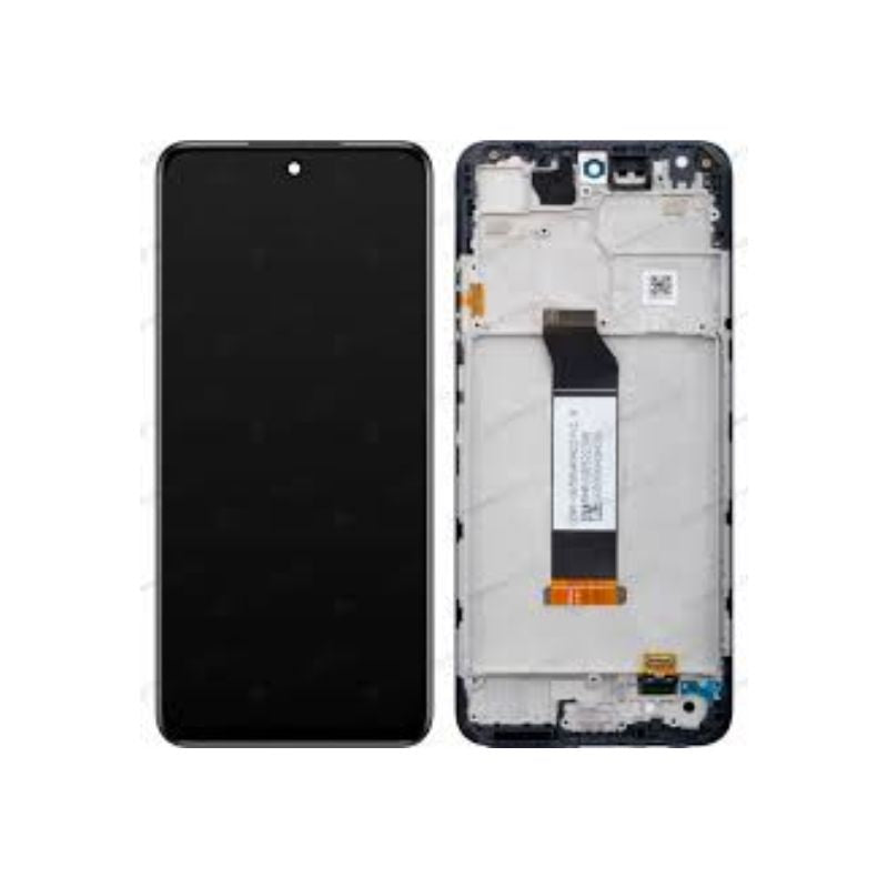 Service Pack (Avec châssis) Écran Complet LCD Redmi Note 10 5G Noir