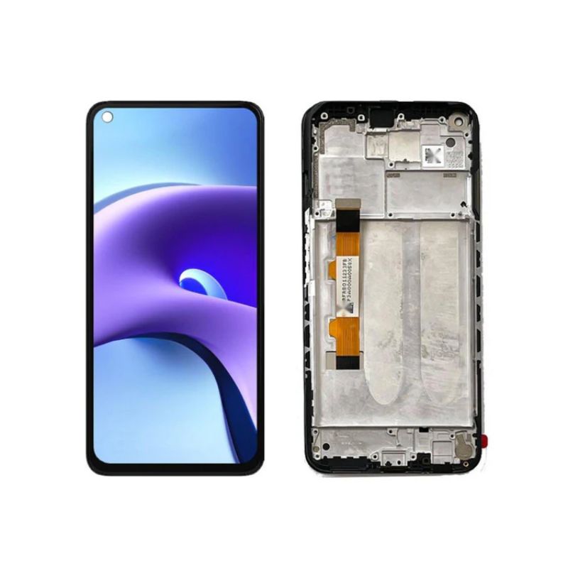Service Pack (Avec châssis) Écran Complet LCD Redmi Note 9T 5G / Note 9 5G Noir
