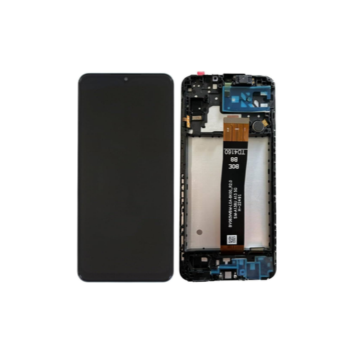 SERVICE PACK (Avec châssis) Écran LCD Noir Samsung Galaxy A13 4G (A135F)