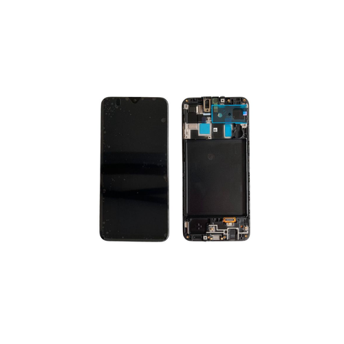 SERVICE PACK (Avec châssis) Écran LCD Noir Samsung Galaxy A20 (A205F)