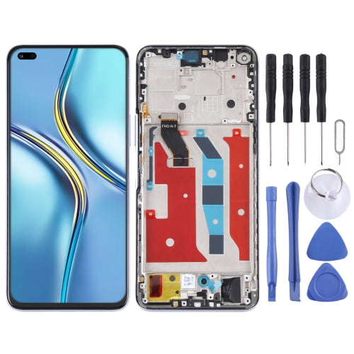 ORIGINAL (Avec châssis) Ecran LCD NOIR HONOR X20 5G