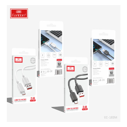 Earldom USB to Micro Fast Charging Cable 2.4A EC-183M (micro)
