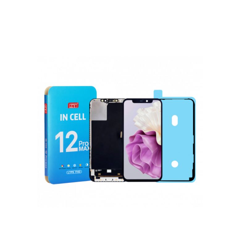 ZY INCELL FHD 1080P - 120 Hz (LTPS) ÉCRAN LCD IPHONE 12 PRO MAX NOIR