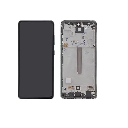Avec châssis Écran complet LCD Blanc Galaxy A52 (A525F/A526B)