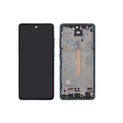Avec châssis Écran complet LCD Bleu Galaxy A52 (A525F/A526B)