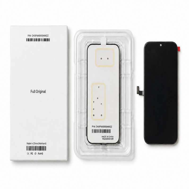 SERVICE PACK Sans IC ÉCRAN LCD IPHONE 15 PRO NOIR