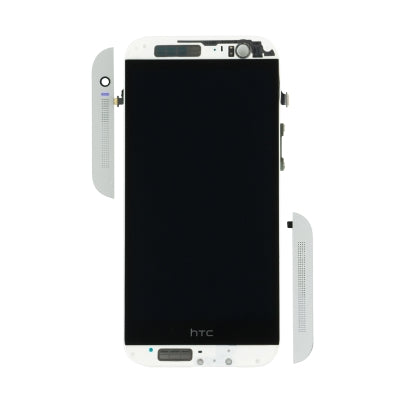 Écran LCD complet avec connecteur SIM/SD et volume HTC One M8 Blanc