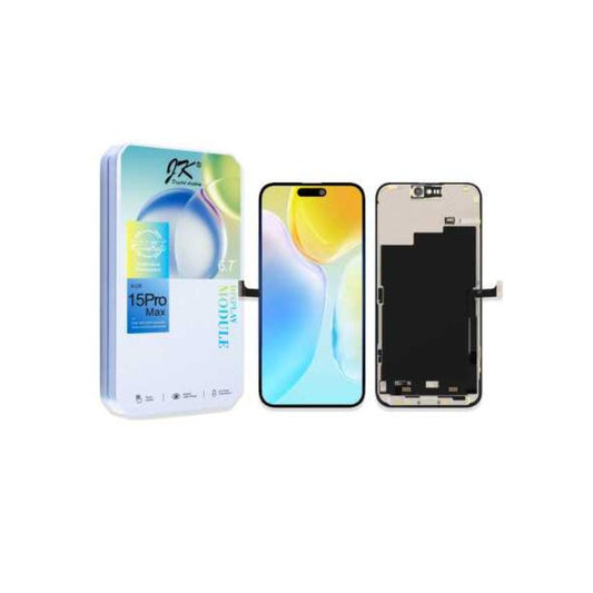 JK INCELL - FHD 1080P - 120 Hz (LTPS) ÉCRAN LCD IPHONE 15 PRO MAX NOIR