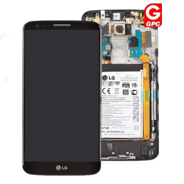 Écran LCD + écran tactile + Cadre - LG G2 (D802) Noir