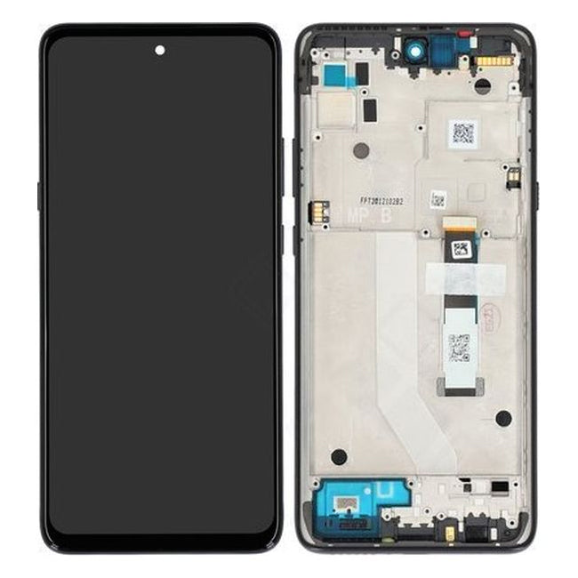 Écran LCD + écran tactile + Cadre - 5D68C17616/5D68C17746 - Motorola Moto G 5G (XT2113) Noir
