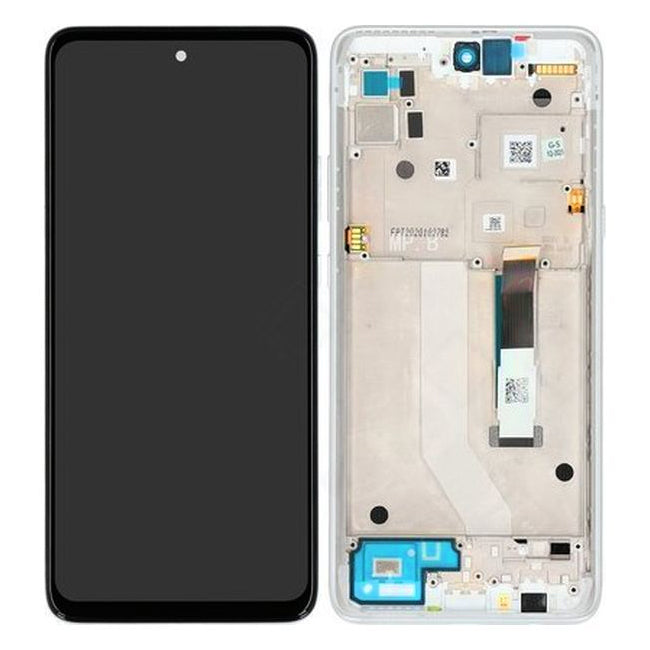 Écran LCD + écran tactile + Cadre - 5D68C17617/5D68C17747 - Motorola Moto G 5G (XT2113) Argent