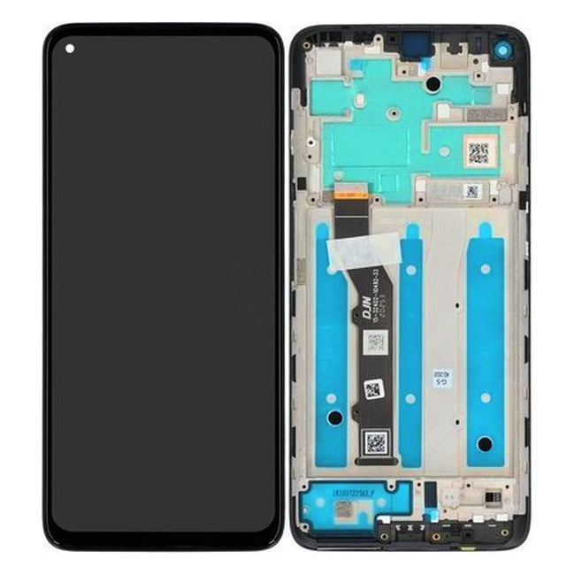 Écran LCD + écran tactile + Cadre - 5D68C17281 - Motorola Moto G9 Plus (XT2087) Bleu