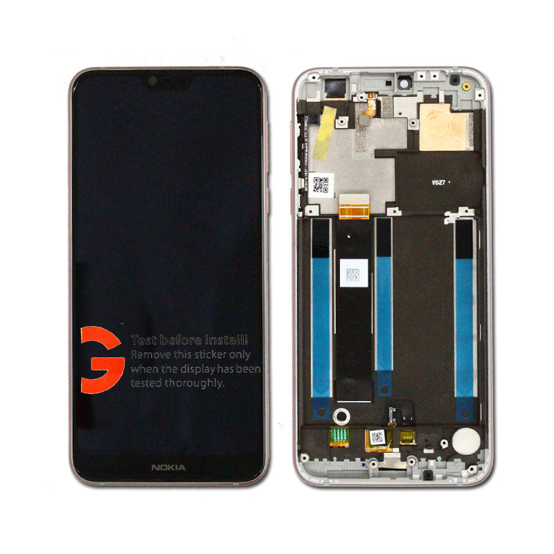 Écran LCD + écran tactile + Cadre Nokia 7.1 (TA-1085 TA-1095 TA-1096 TA-1100) 20CTLSW0001 Acier