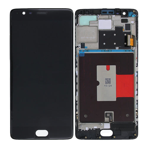 Écran LCD + écran tactile + Cadre (A3003) OnePlus Three/3T Noir