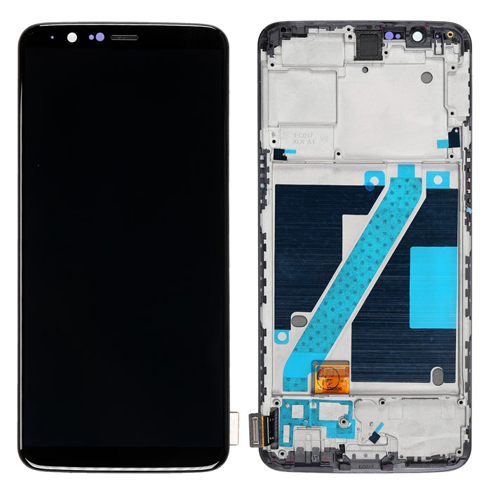 Écran LCD + écran tactile + Cadre OnePlus 5 (A5005) Noir